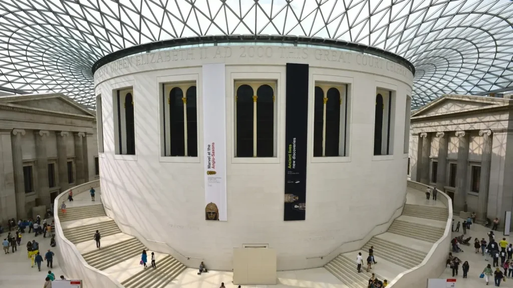 Intérieur du British Museum avec le dôme