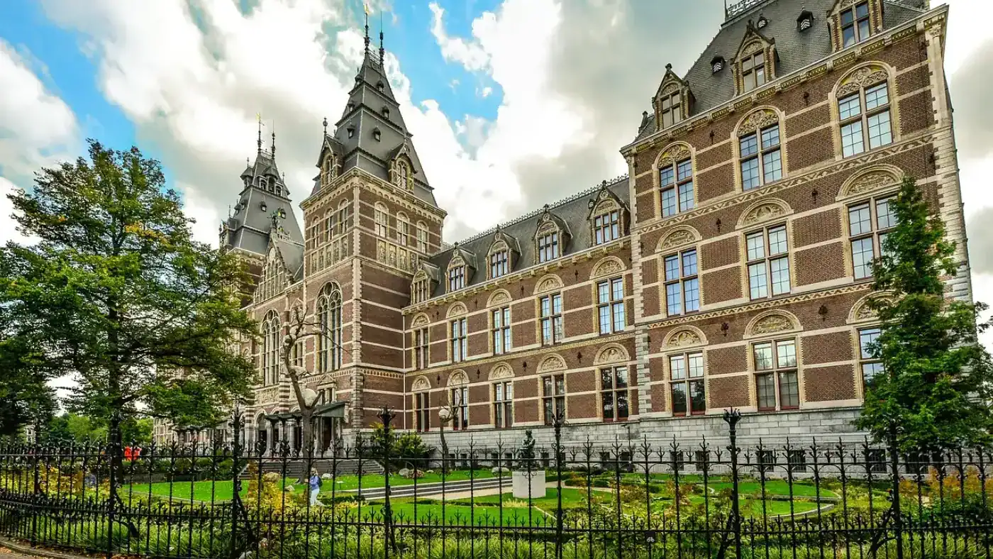 Façade du Rijksmuseum à Amsterdam